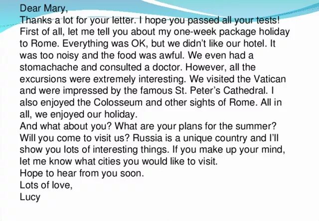 Do a lot перевод. Письмо о летних каникулах на английском. Dear Ben письмо. Проект по английскому Plans for Summer Holidays. Английский язык Dear.