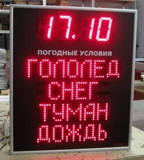 Табло погодных условий