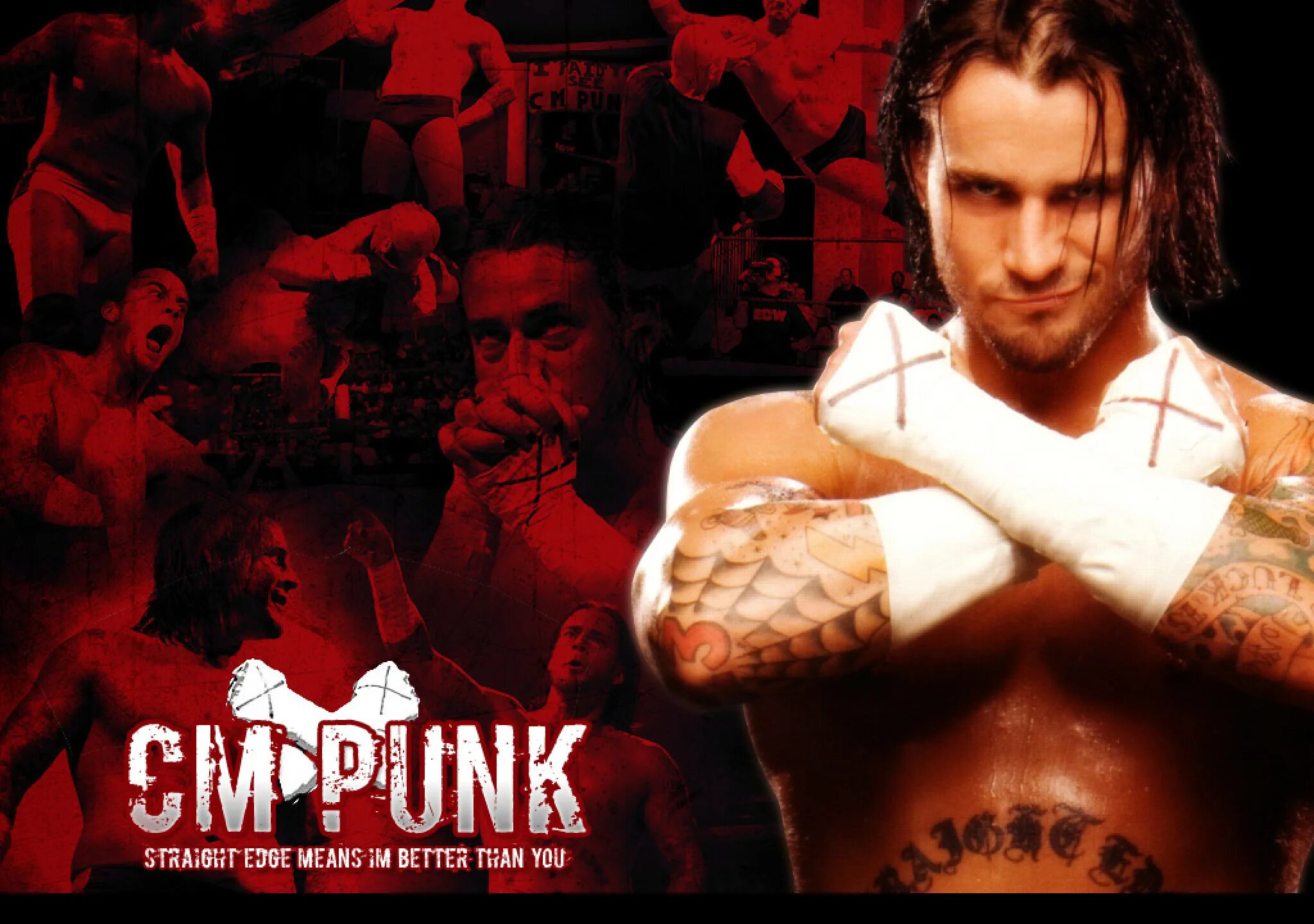 Рестлер си эм панк. См панк WWE. Cm Punk 2010. Cm Punk обои. Edge mean