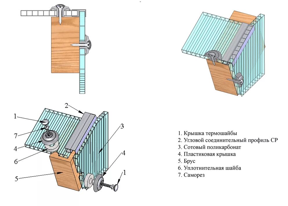 Крепеж для монолитного поликарбоната к деревянному каркасу. Крепеж для поликарбоната к деревянному каркасу. Крепление монолитного поликарбоната к дереву. Крепеж монолитного поликарбоната к дереву.