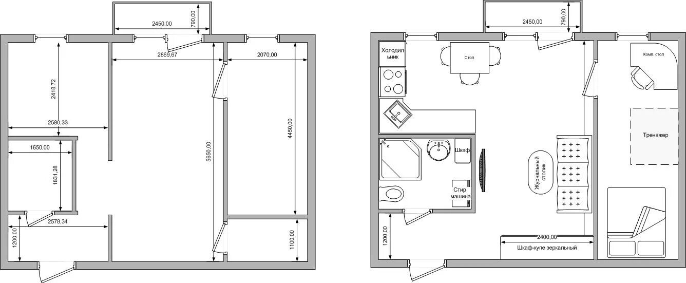 Площадь 2х комнатной квартиры в хрущевке кирпичной. План 2 квартиры хрущевки. План двухкомнатной квартиры хрущевки с размерами. План бти двухкомнатной хрущевки. Планировка двухкомнатной хрущевки 44.