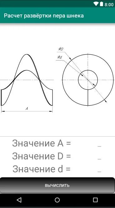 Как посчитать развертку