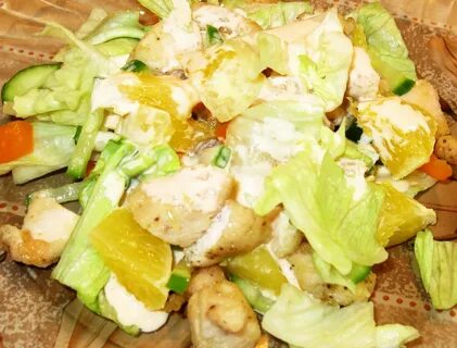 Салат с айсбергом рецепты с курицей