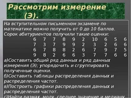 Упорядоченные данные это