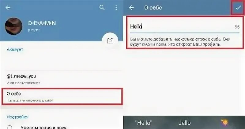 Как установить статус в телеграмме. Как установить статус в телеграмме
