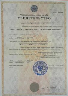 Получаем документы о государственной регистрации