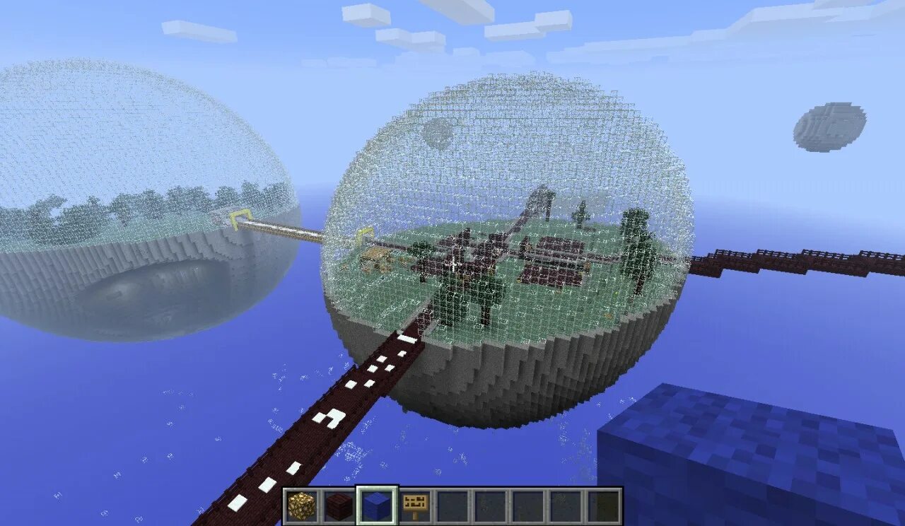 Minecraft planet map