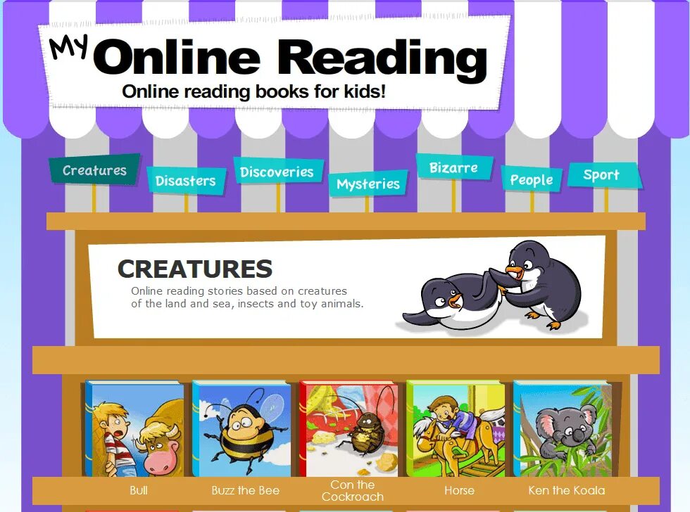 Reading website