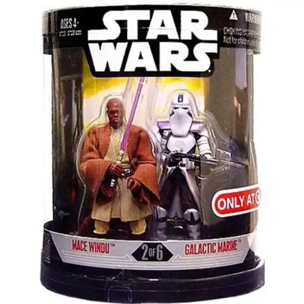 Mace Windu Funko Pop. Star Wars Hasbro Box Buster. Galactic Marines. Купить star wars collection