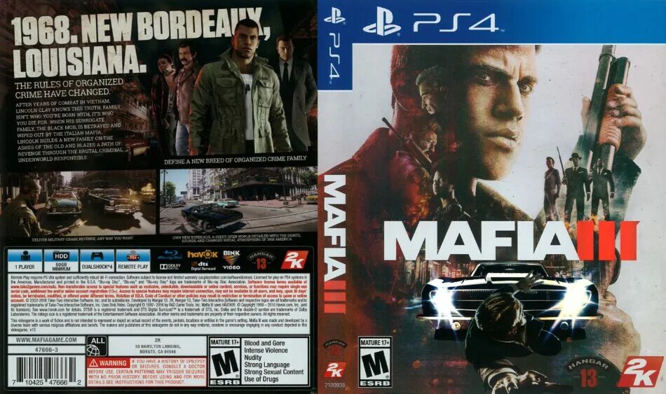 Мафия 3 ps4. Mafia III Sony ps4. Mafia 3 ps4 Cover. Mafia III обложка. Mafia 3 ps4 обложка.