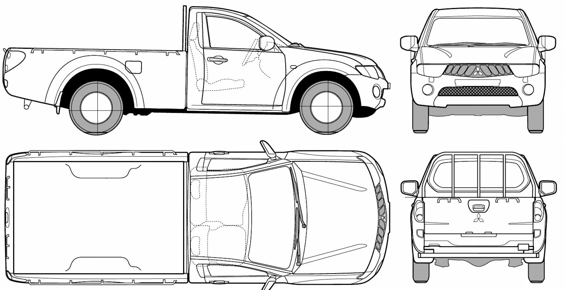 Пикап план. Габариты кузова Митсубиси л200. Габариты машины Митсубиси л200. Мицубиси l200 габариты. Габариты Митсубиси л200.