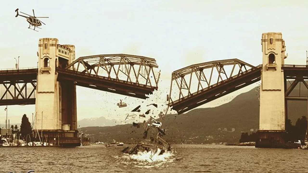 The first bridge was