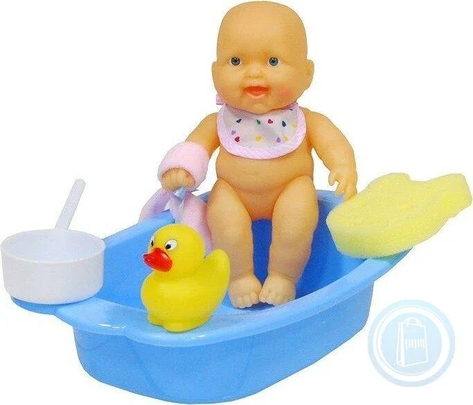 Набор игрушек для купания «пупсик в ванне», 5 предметов, цвет микс. Пупс для купания в ванной. Игровой набор пупс в ванной. Купание куклы. Кукла купается