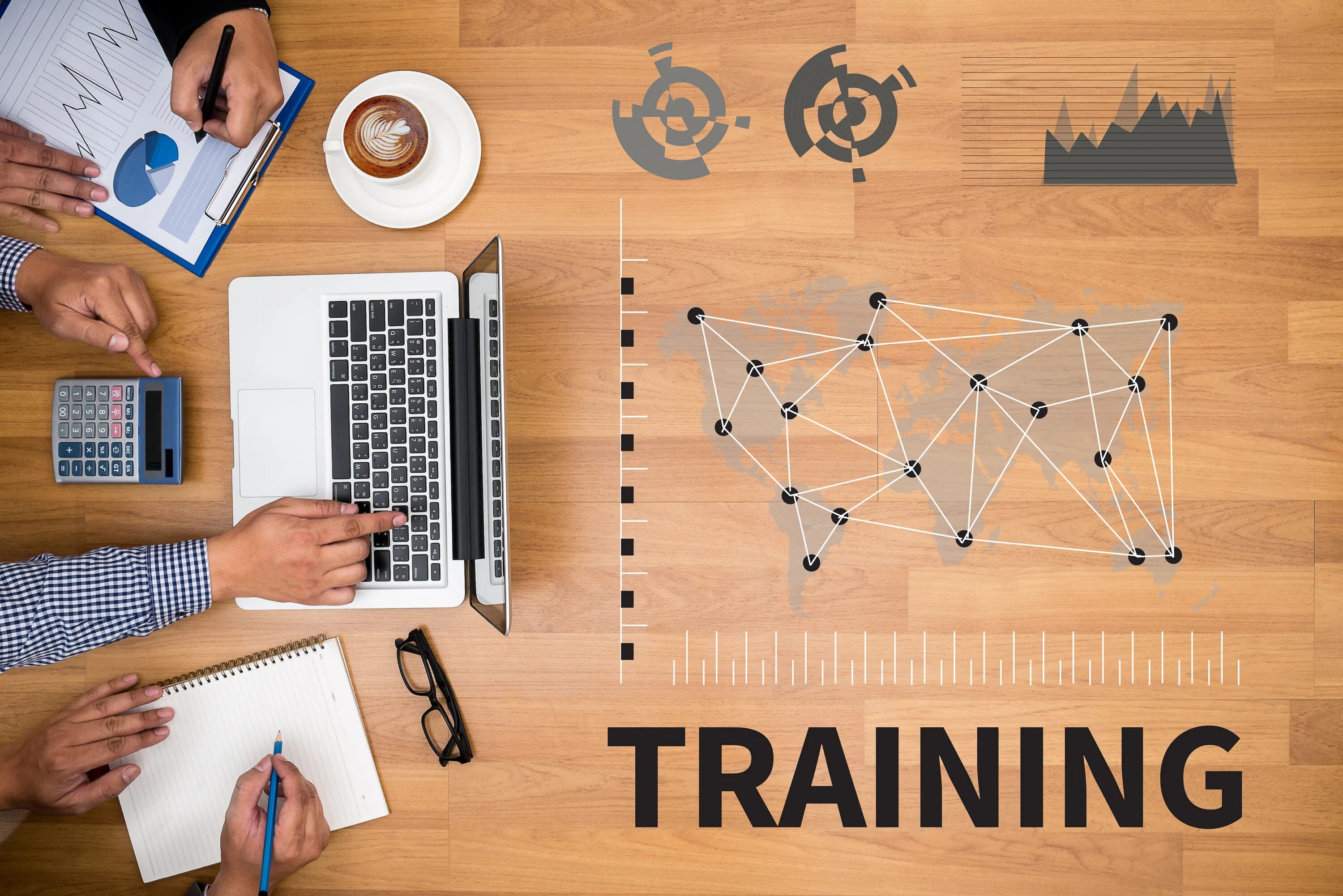 Marketing lines. Фон для тренинга. Electronics Trainings. Training Sandbox логотип.