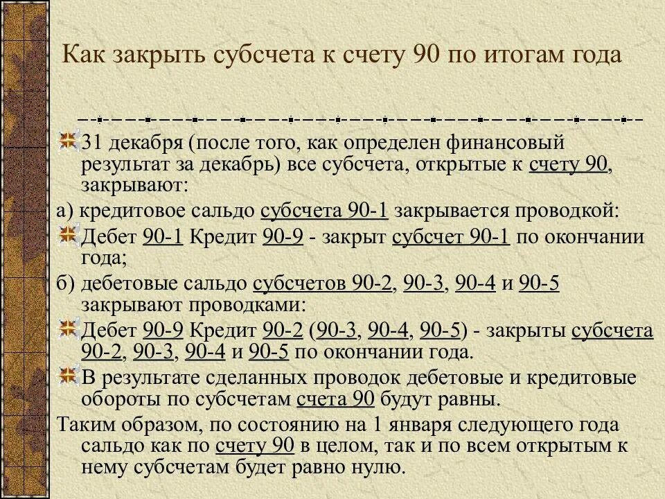 Закрытие 90 счета проводки. Субсчета 90 счета. Проводки по закрытию 90 счета. Закрытие 90 счета по субсчетам. Закрытие счета 90 проводка.