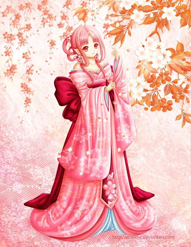 Принцесса сакура. Сакура Харуно в кимоно. Сакура Харуно принцесса. Сакура Харуно в кимоно арт. Розовое кимоно арт.