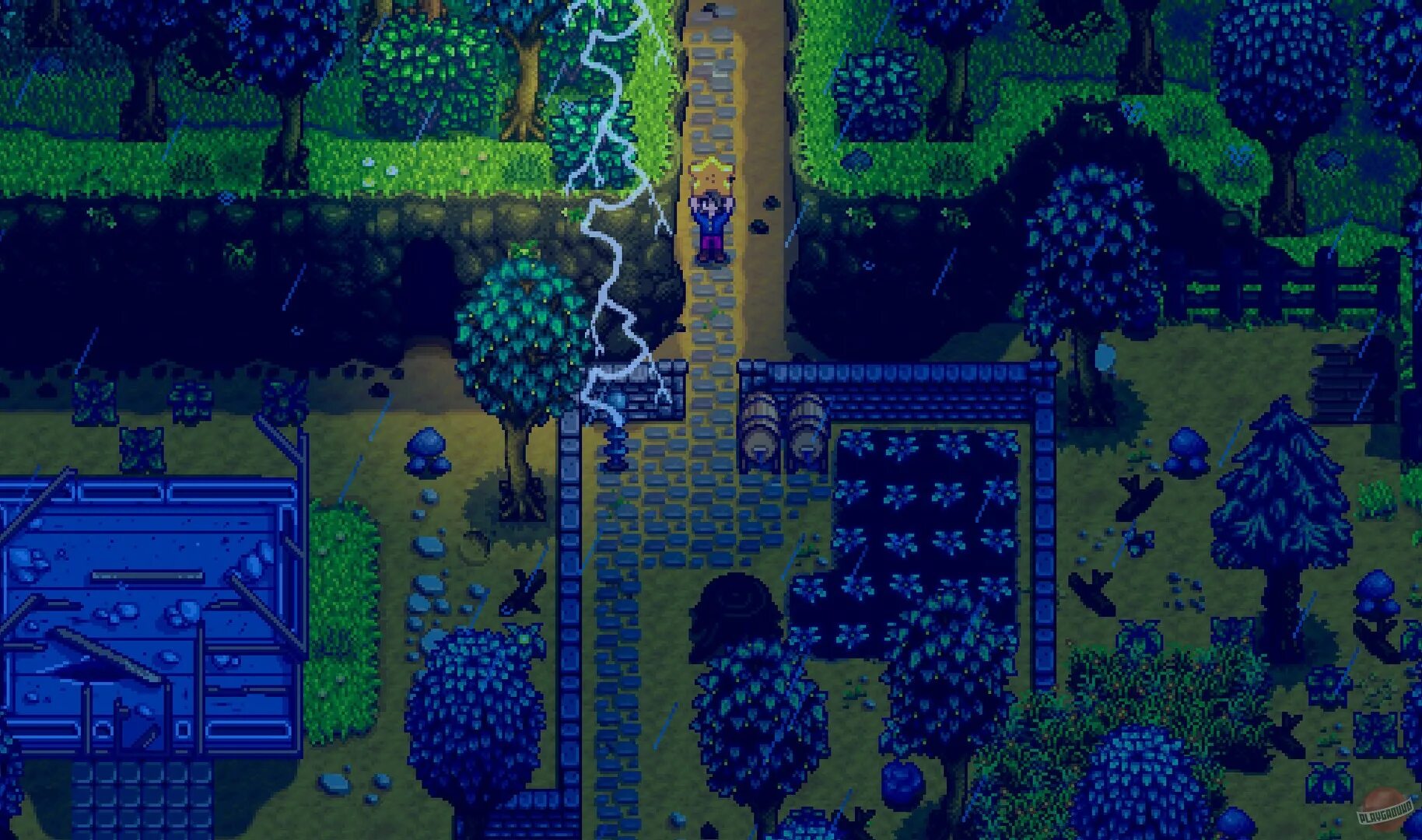 Stardew Valley 1.5.6. Горное озеро Stardew Valley. Необычная капсула Стардью Валлей.