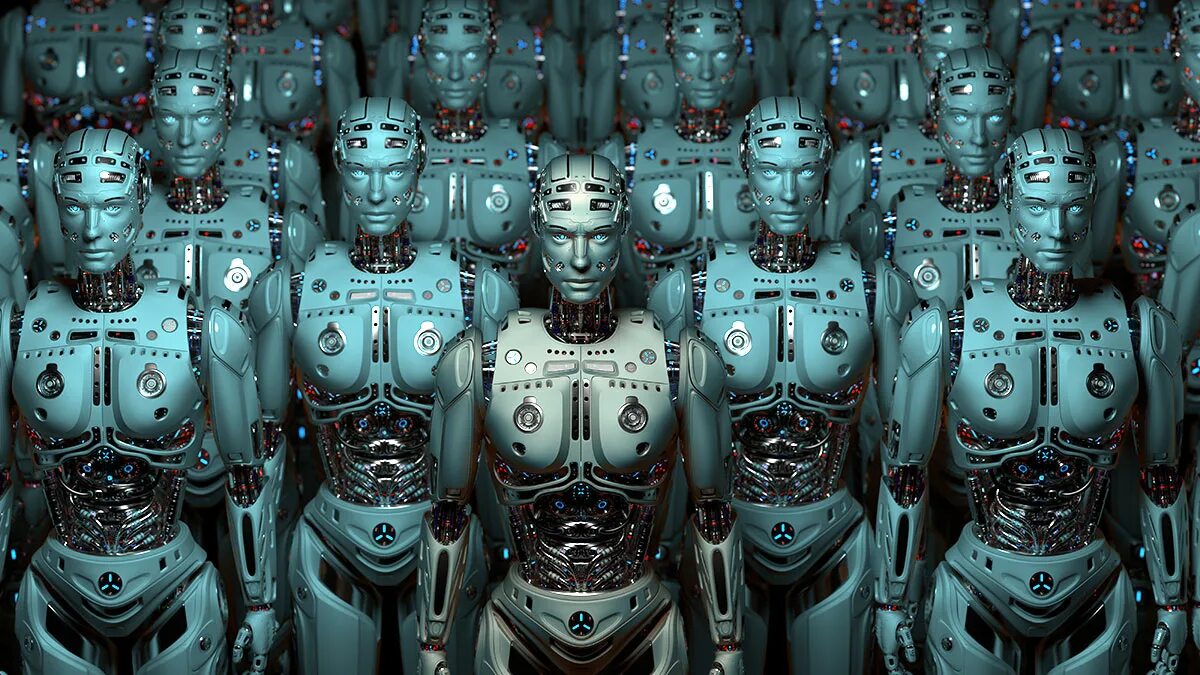 Картинки много роботов. Синтетик робот. робот убийца. много роботов. искусственный интеллект.
