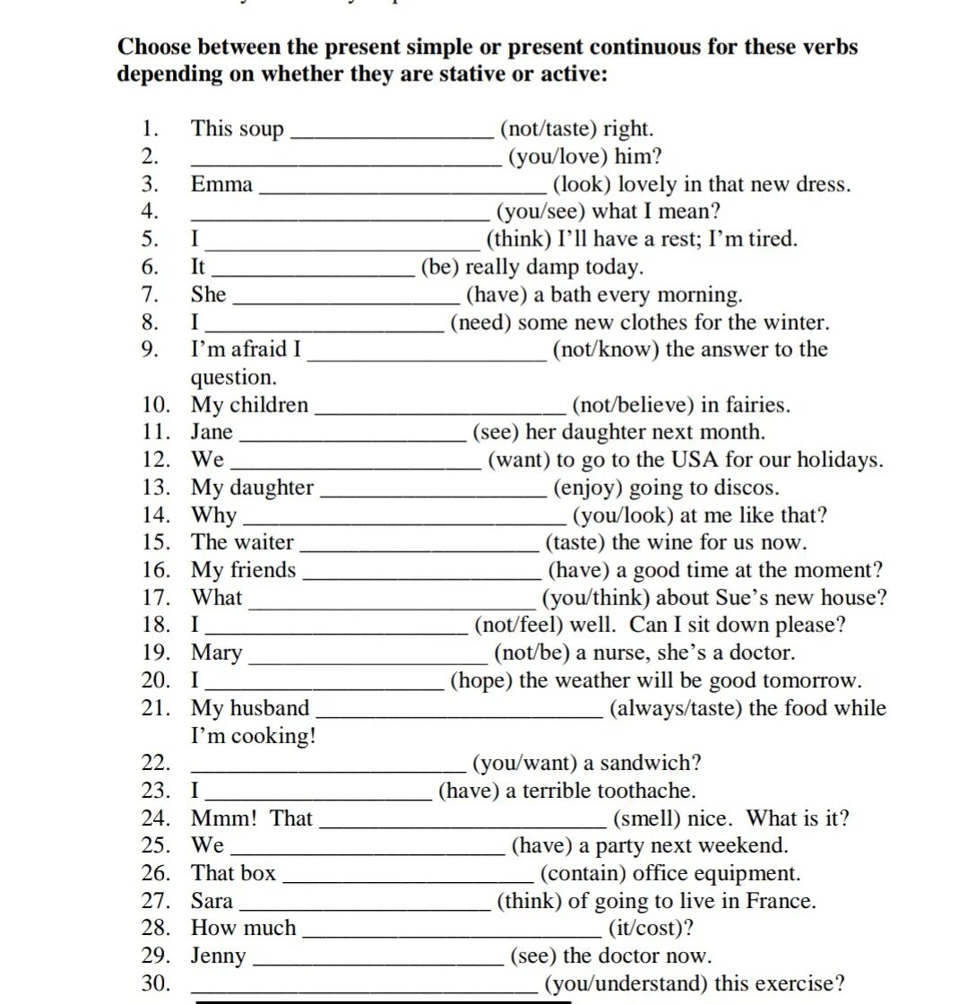 Chosen перевод на русский. Stative verbs в английском упражнения. Simple Continuous упражнения. Non Continuous verbs упражнения. Present simple present Continuous exercises.