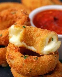 Сырные колечки моцарелла вкусно и точка