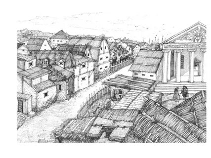 Рисовать исторический город