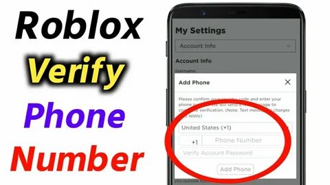 Roblox verify