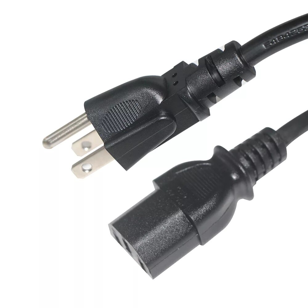 Типы разъемов iec. 18awg,6a,250v. кабель питания американская вилка. кабель питания американский стандарт. разъём iec.