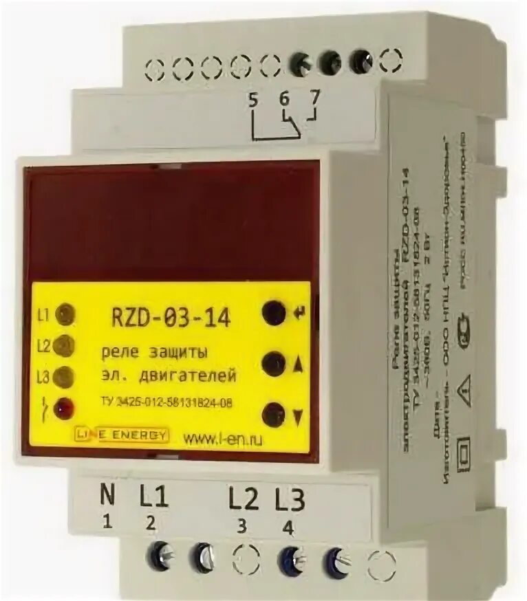 Реле контроля напряжения кэаз Реле напряжения OptiRel D PVC-3-63 с ЖК-дисплеем и контролем тока 3Ф 63 А КЭАЗ к
