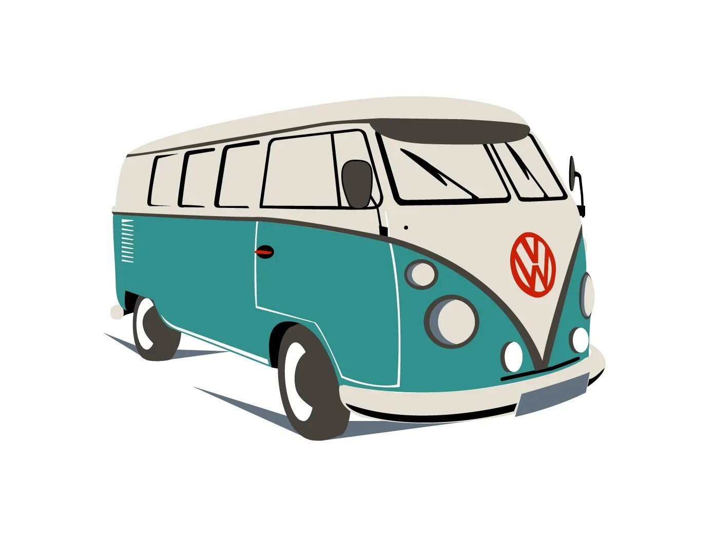 Фургон Volkswagen Bus vector. Автобус вектор. Фольксваген автобус вектор. Ретро автобус вектор.