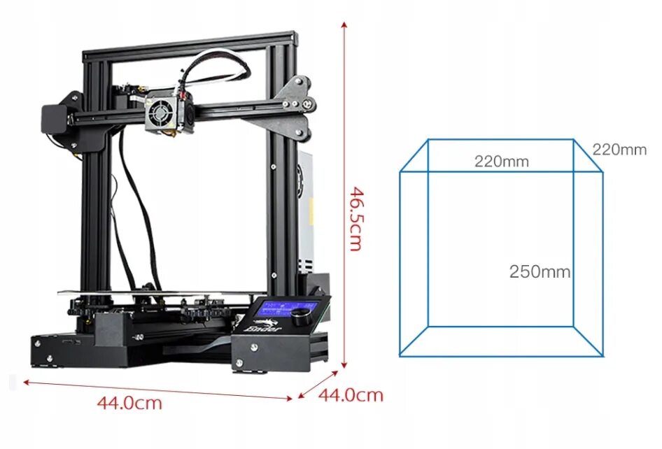 Creality ender 3 pro. 3д принтер creality ender 3 s1. creality ender 3 pro размеры принтера.
