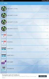 Mac tv canli