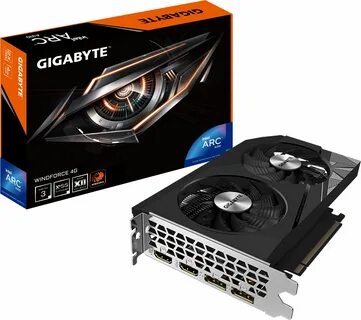 Видеокарта gigabyte intel arc a380 gaming oc