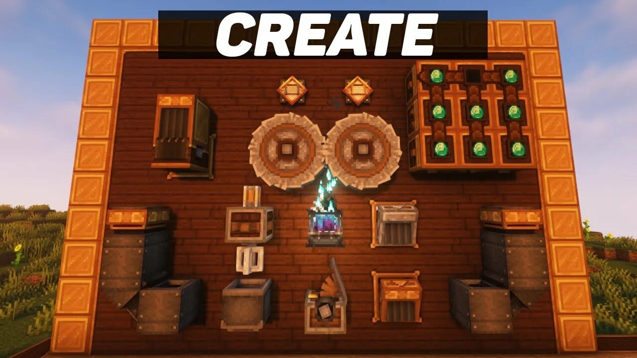 Крафт колеса дробления create. Create 1.16.5 механический Крафтер. Криейт мод. Механический Крафтер create.