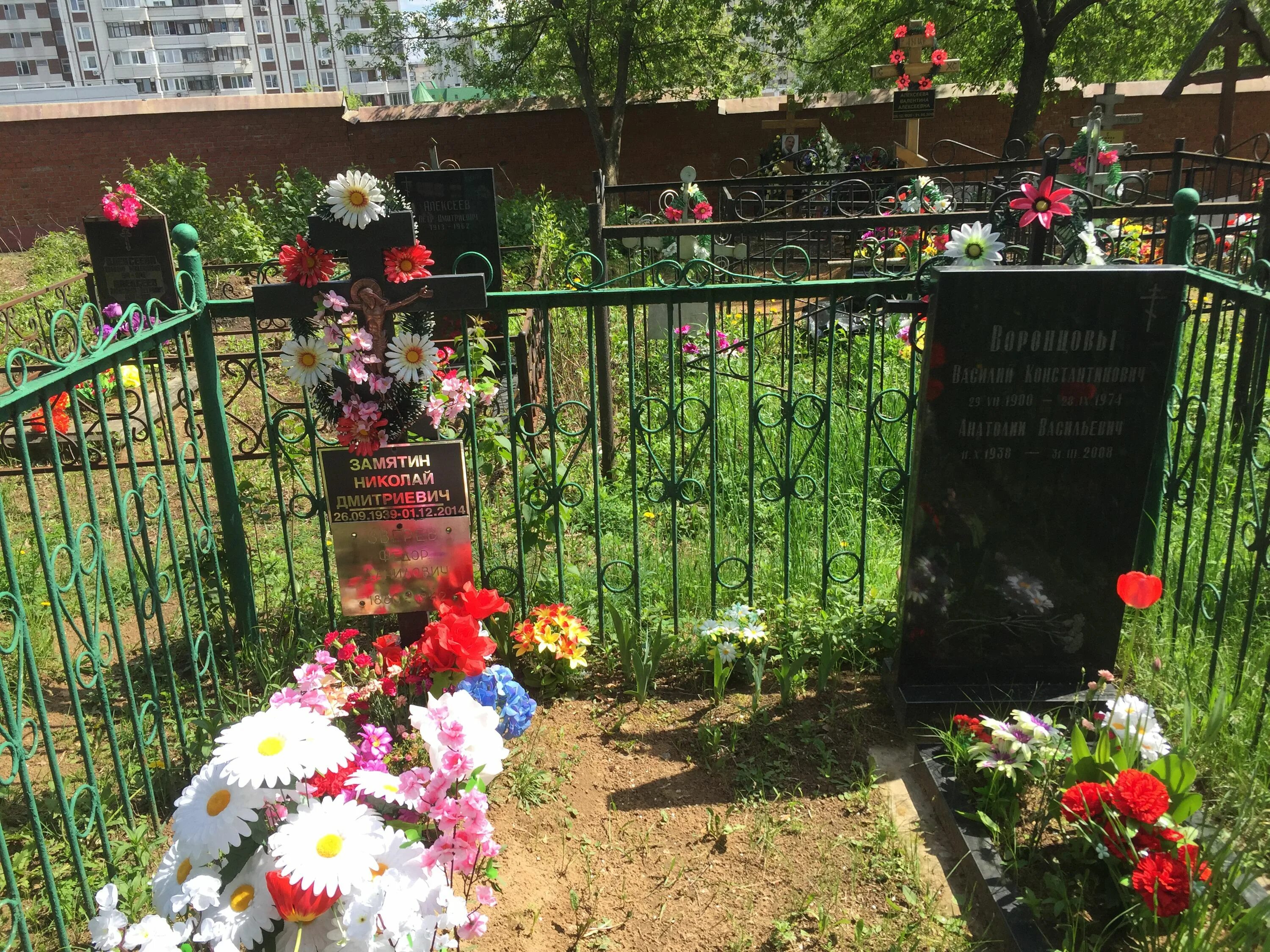 Борисовское кладбище Москва.