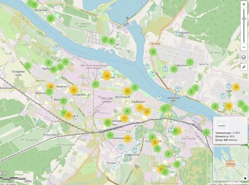 карта дружба рыбинск.