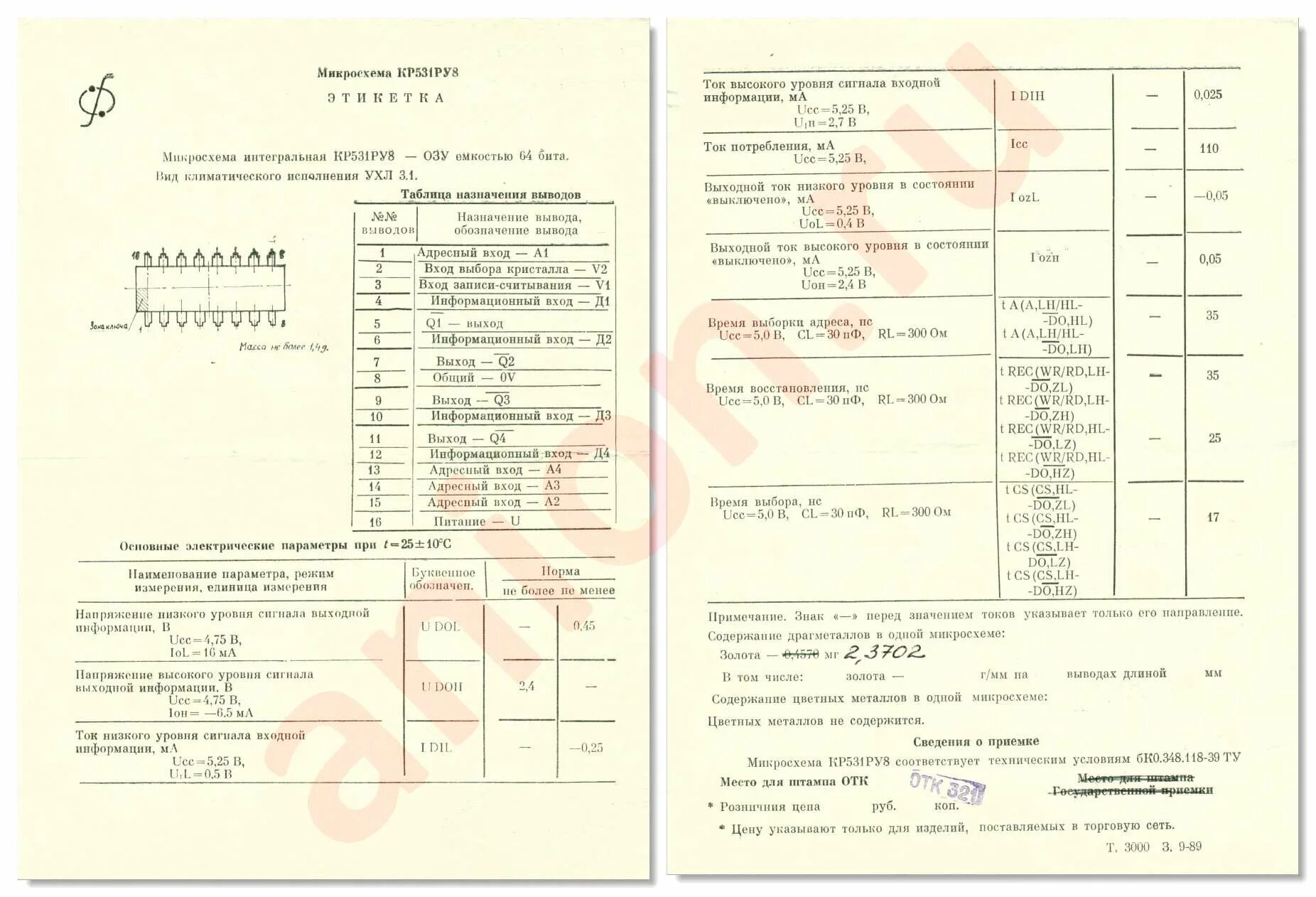 К157уд2 содержание драгметаллов. К157уд2 содержание драгметаллов
