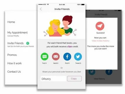 Invite friends home