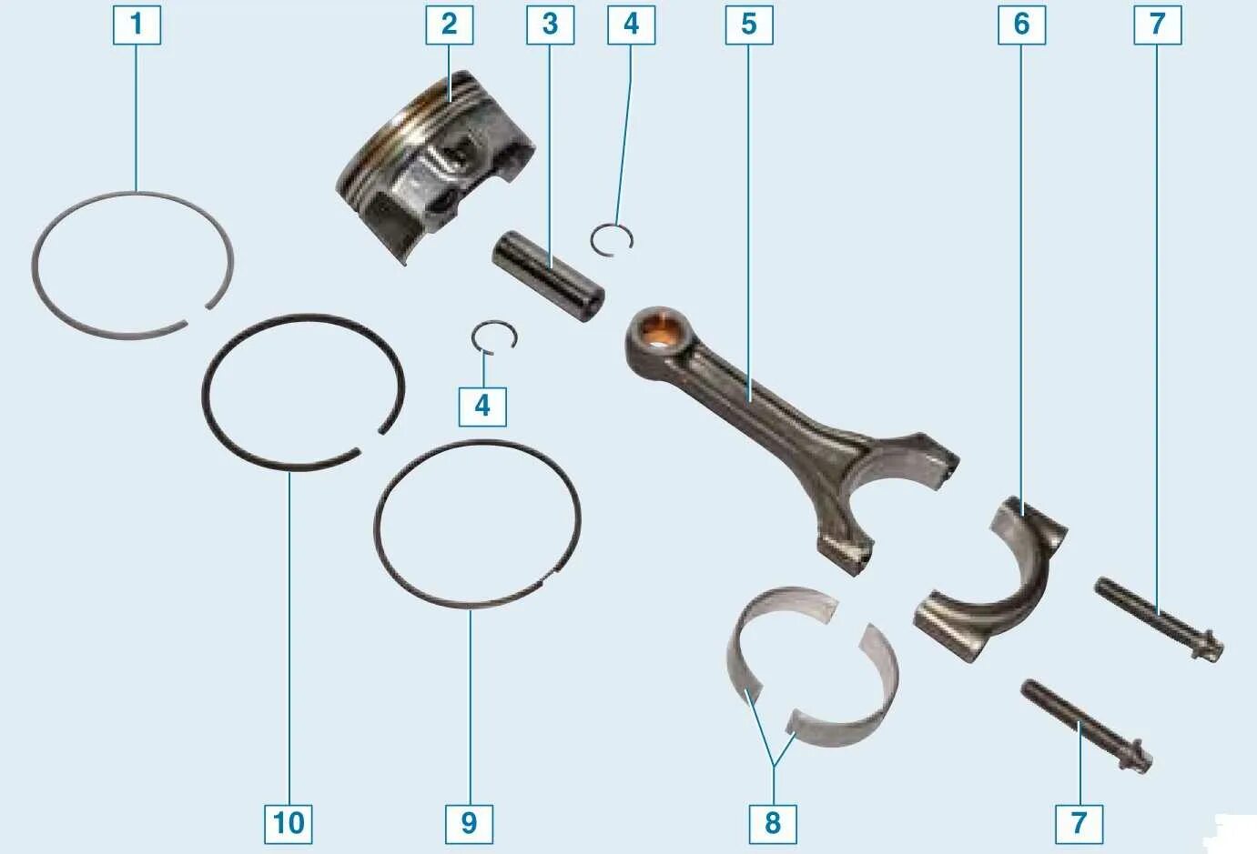 Сборка поршня и шатуна 21213. Сборка поршня с шатуном ВАЗ 21213. Стопорные кольца на поршневые пальцы ВАЗ 21213. Стопорное кольцо поршневого пальца ВАЗ 21213. Сборка поршня с шатуном