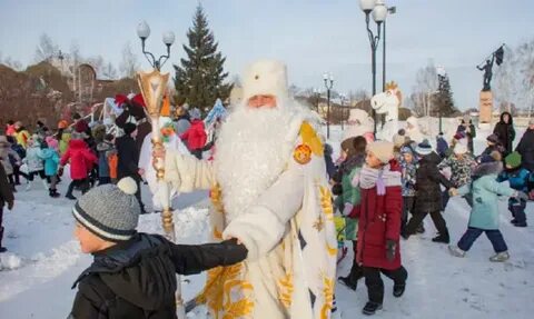 Губернаторская елка омск