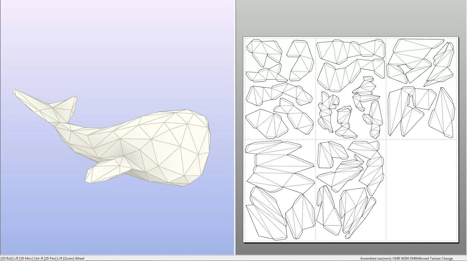 Простые развертки. Кит полигональная фигура. Паперкрафт кит схема. Паперкрафт Дельфин схема. Полигональное моделирование развертки.