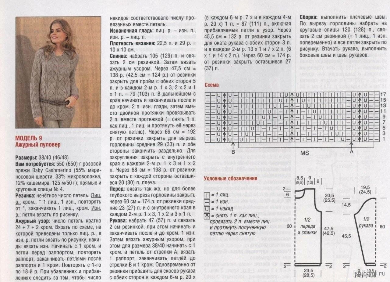 Простая схема вязания свитера. Вязание спицами пуловер женский с описанием и схемой. вязаный джемпер спицами для женщин с описанием и схемой. вязаные джемперы спицами со схемами для женщин. схема вязания свитера спицами для женщин 48 размер.