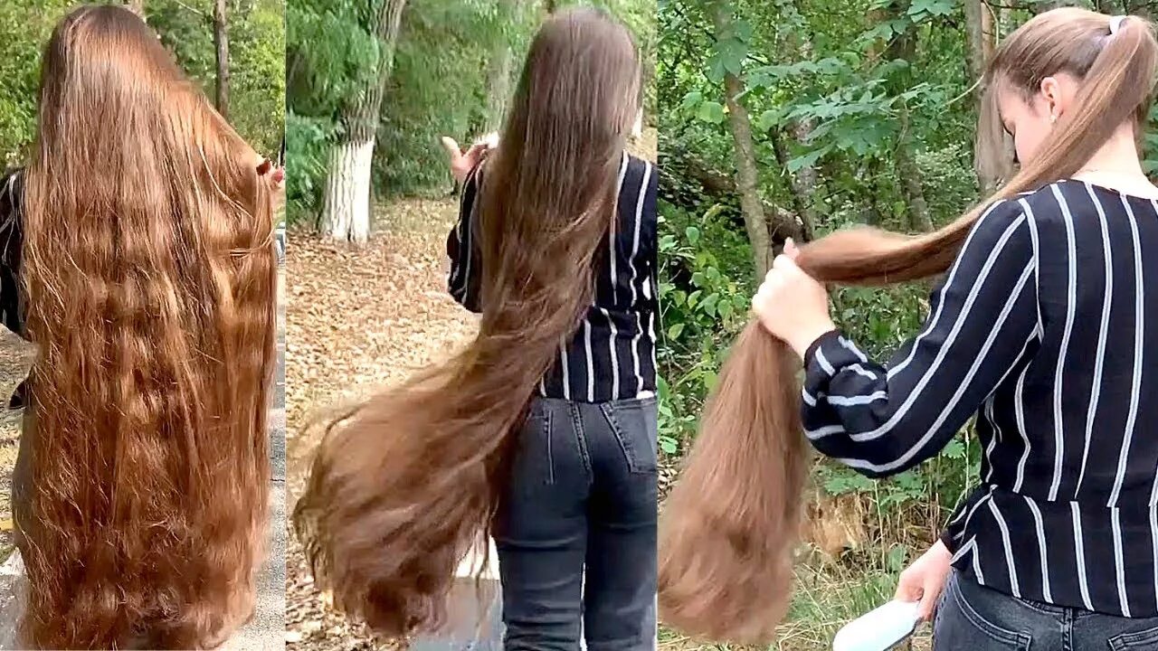 Видео с очень длинными волосами. Супер длинные волосы. Very long. Коса до пяток. Видео с очень длинными волосами.
