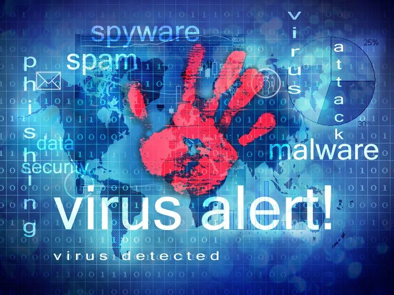 Вирус имитирующий уведомления. Вирусы в интернете. malware. virus alert. вирус хакер.