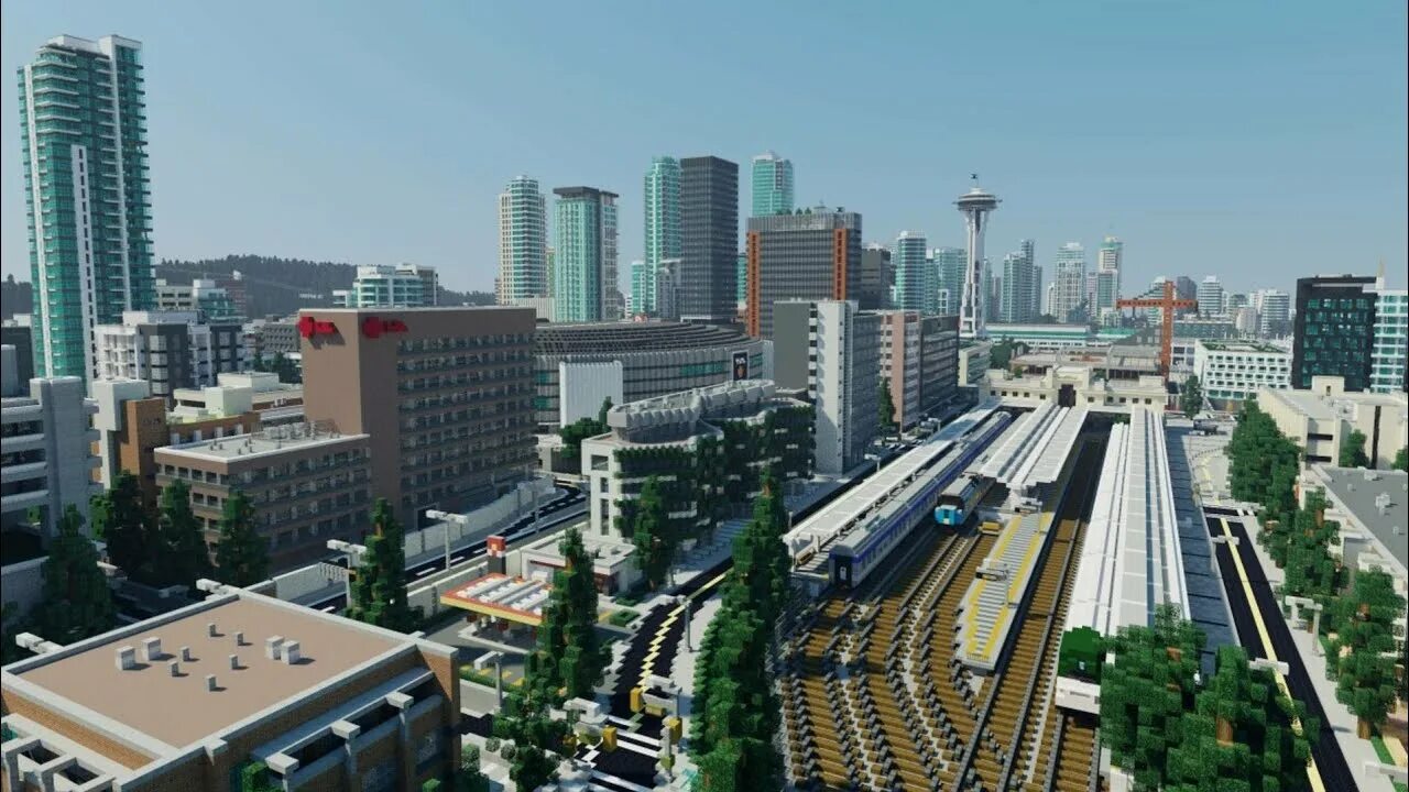 Small modern city