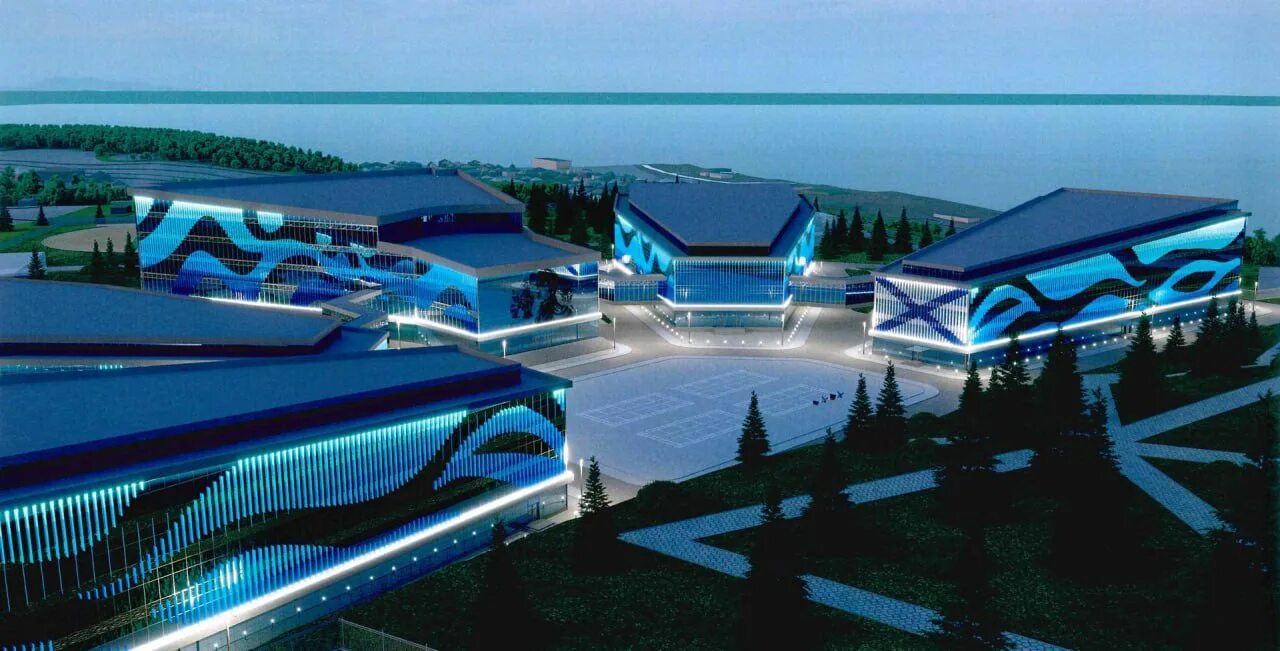 Терминал стригино нижний новгород. Нахимовское училище в мариуполе. Строительство военной базы. Мариупольское нахимовское училище. Здания в стиле хай тек в россии.