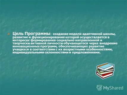 Цель программы развития