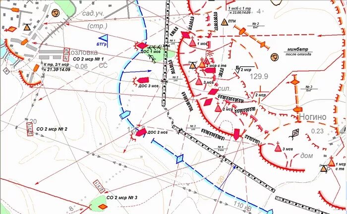 Карта тактическая Военная. Схема обороны аэродрома. План наземной обороны. Боевая тактическая группа.