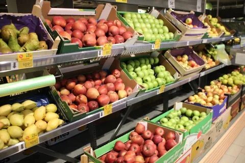 Овощи в магазине пятерочка