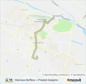 56 автобус екатеринбург маршрут на карте