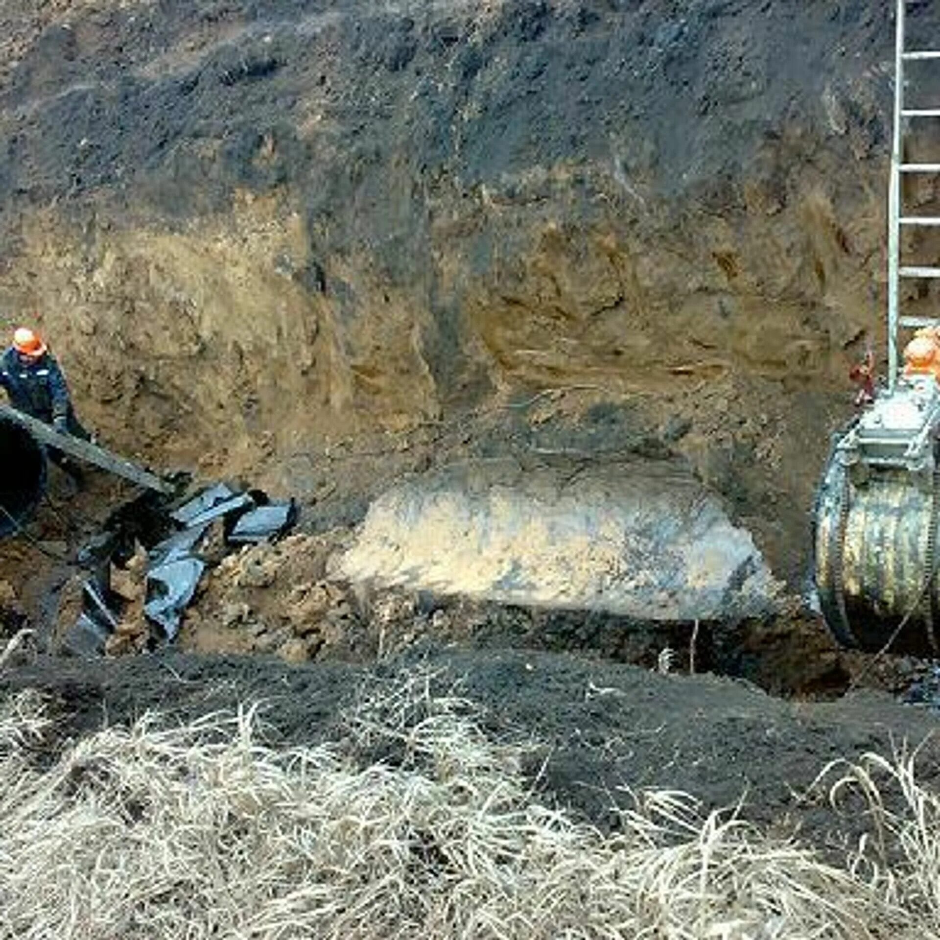 Разрушение газопровода